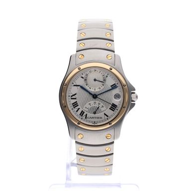 Cartier Santos Ronde Aviator ‘150 Years Limited Edition’ W20038R3; Automatisch horloge met GMT