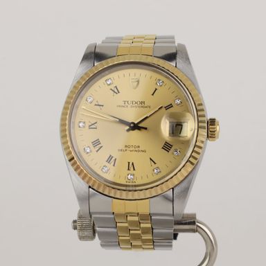 Tudor Prince Oysterdate 74033G Diamond Dial | 1989