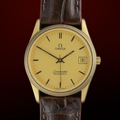 Vintage Omega Seamaster Automatic Fluted Bezel 166.0277 - 33mm - 1982