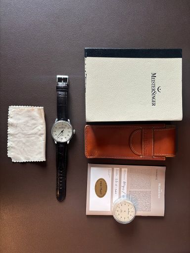 MeisterSinger No3 Ivory dial 43mm (ge-serviced)