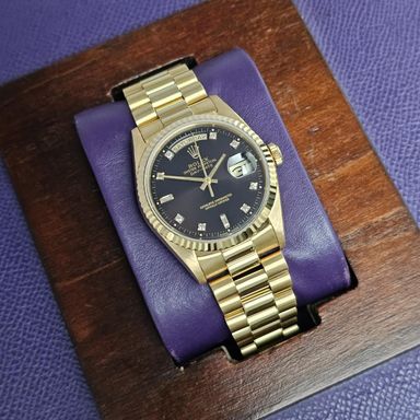 Rolex Day-Date 18238 black diamond