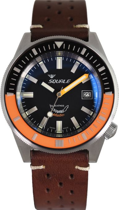 Squale 60 Atmos Squalematic Satin Orange MATICXSG.PTS