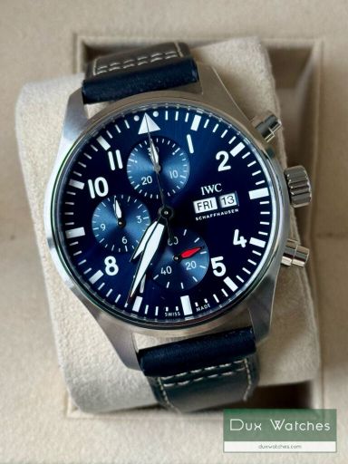 IWC pilot’s watch chrono ref IW378003 DR01395