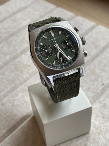 TK: Sugess Heritage S419 Chronograph (groen!)
