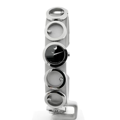 Movado 84 A1 1811 Ono Museum; Dames horloge met diamanten