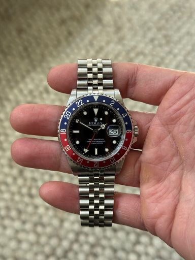 Te koop: Rolex GMT Master II (16710 Pepsi)