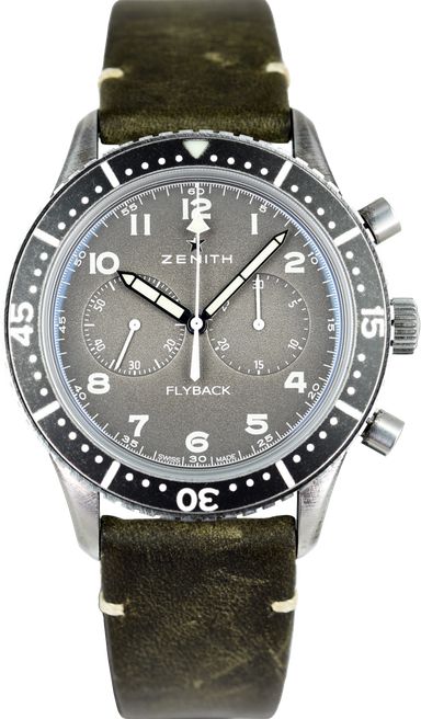 Zenith Pilot Cronometro Tipo Cp-2 Flyback 11.2240.405/21.C773