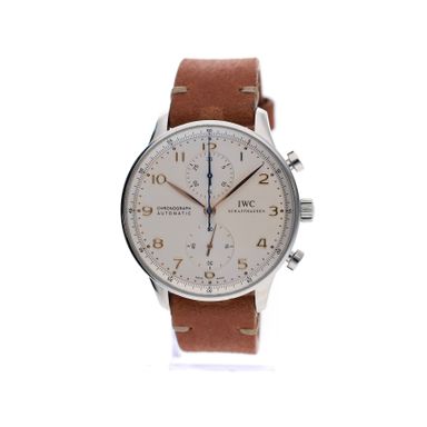 IWC Portuguese Chronograph IW3714-01; Automatisch Heren Horloge