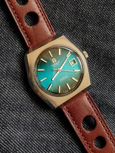 GERESERVEERD K(l)eurige vintage Tissot Seastar 38mm