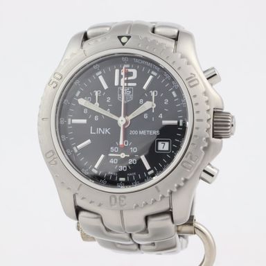 TAG Heuer Link Chronograph CT1111-0 Jason Bourne | Box & Papers | 2002
