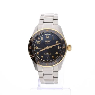 Longines Spirit Zulu Time Chronometer L3.802.5.53.6; Automatisch heren horloge met UTC