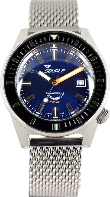 Squale 60 Atmos Squalematic Dark Blue MATICXSB.ME22