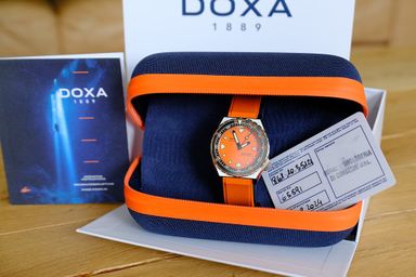 Doxa Sub 600T Professional met rubber en staal origineel ZGAN