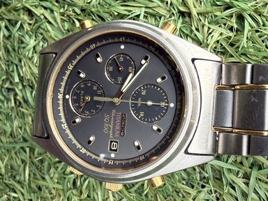 Titanium Oldskool seiko chrono