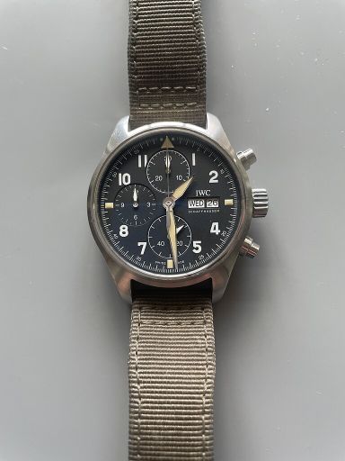 Te koop: IWC spitfire chronograaf 41mm
