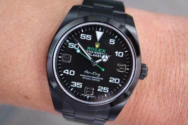 Rolex Airking Custom "Blaken"