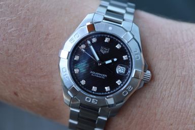 Tag Heuer Aquaracer Lady Black MOP Diamond Dail