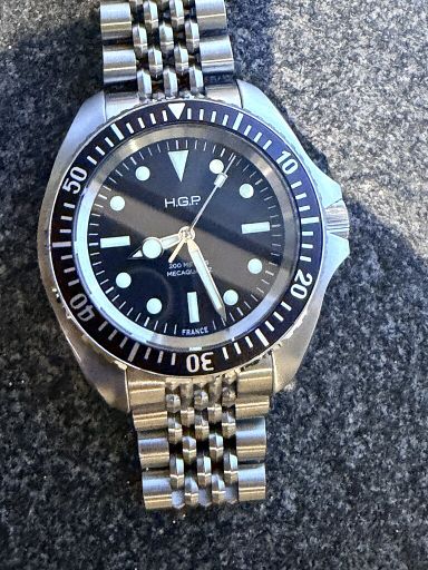 HGP Mecaquartz 200m diver
