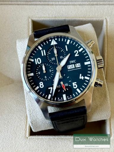 IWC pilot’s watch chrono ref IW378001 DR00940