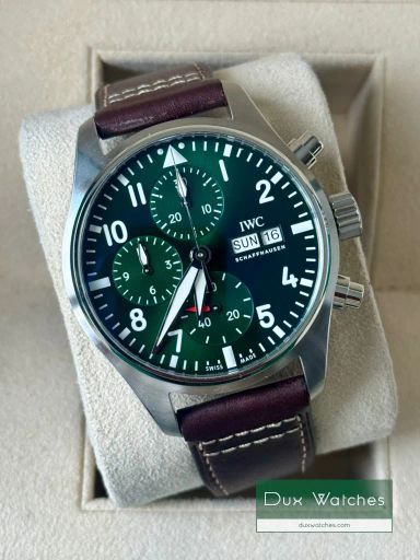 IWC pilot’s watch chrono ref IW388103 DR01489