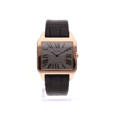 Cartier Santos Dumont 2650 W2006951; 18ct. Rose Gold Watch