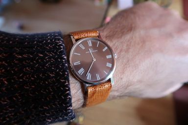 TK: Universal Geneve dresswatch antraciet