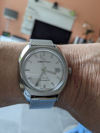 Certina DS 2 Powermatic 80, zilver