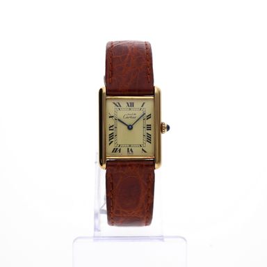 Cartier Tank Vermeil ‘Large’ 590005; Unisex horloge