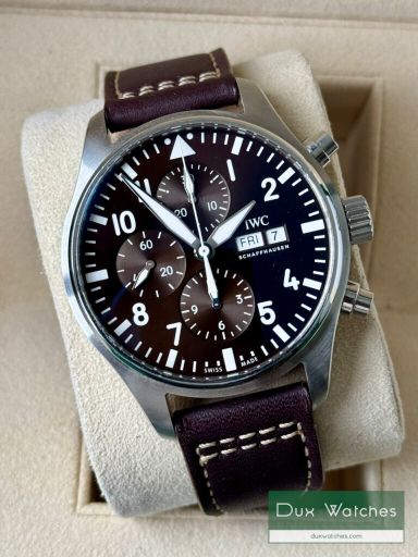 IWC pilot’s watch chrono ref IW377713 DR01237