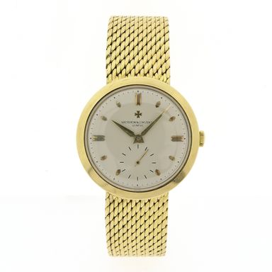 Vacheron Constantin Chronometre Royal ‘Bracelet Watch’; Vintage gouden heren horloge