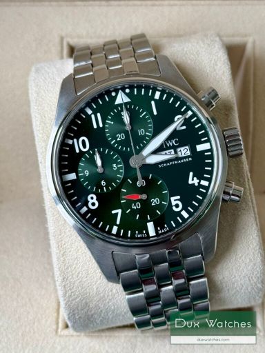 IWC pilot’s watch chrono ref IW388104 DR01143