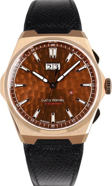 Lucky Harvey Sound Of Nature Big Date Rose Gold Hammer Chiming Limited Edition