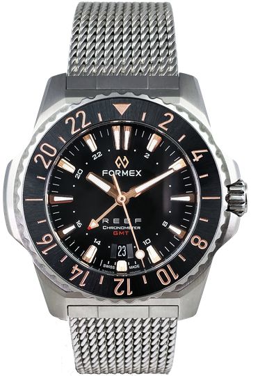 Formex REEF GMT Black and Gold Ceramic Bezel