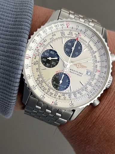 TK: Breitling Navitimer Serie Speciale ‘Breitling Fighters’ full set in mint conditie
