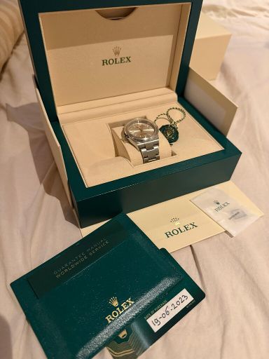 Rolex Oyster Perpetual 126000 grey dial