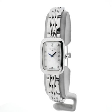 Longines Equestrian Collection L6.140.4; Dames horloge met diamanten