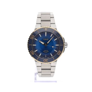 Oris Aquis Date '5-Days' Cal. 400; 18k Gold/Steel Watch