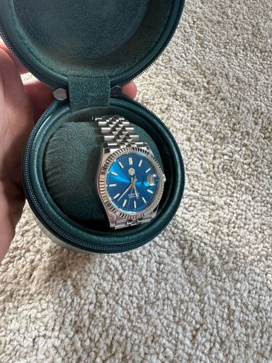 Te koop: San Martin SN0058X (36mm) blauw jubilee
