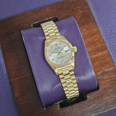 Rolex Lady-Datejust 69178 Silver Diamond