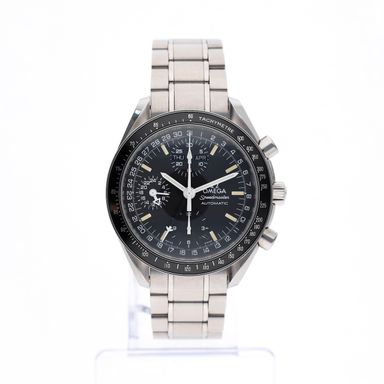 Omega Speedmaster Automatic Day-Date 3520.50.00; Chronograaf heren horloge met ’triple-calendar’