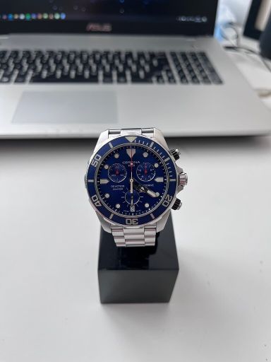 Certina DS Chronograph diver blauw