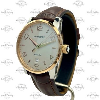 Montblanc Timewalker Date Automatic steel/gold • 2019 • topstaat