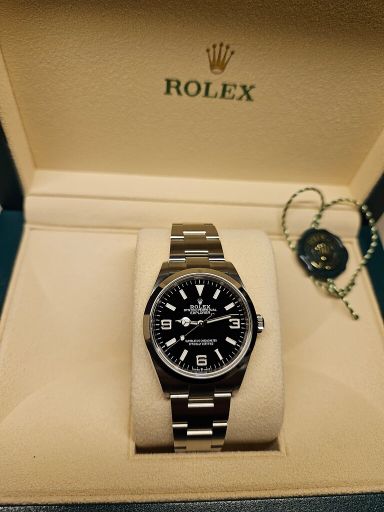 TK: Rolex Explorer 1 124270 - Ongedragen