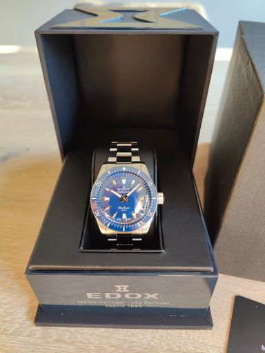 TK: Edox Skydiver 38, blauw