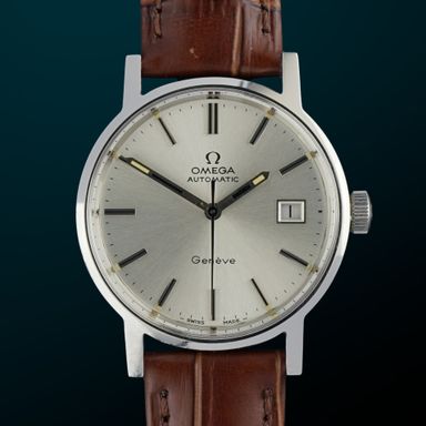 Vintage Omega Genève Automatic Push Date - 166.098 - 35mm - 1972