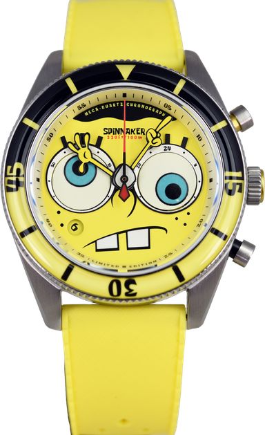 Spinnaker Fleuss Chronograph SpongeBob SquarePants Eyedial SP-5154-01 Limited Edition