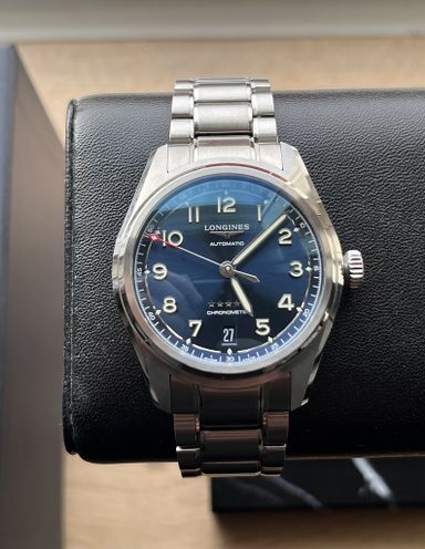 Longines Spirit 37mm blauw 2024 zgan