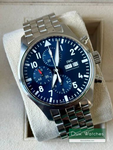 IWC pilot’s watch chrono ref IW377717 DR01721