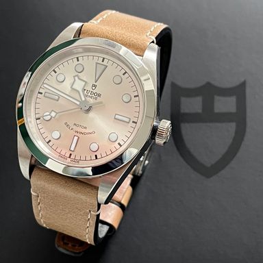 Tudor Black Bay 36 zilver - smiley (M79500)