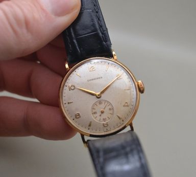 18k Longines 40's dresswatch | handopwinder